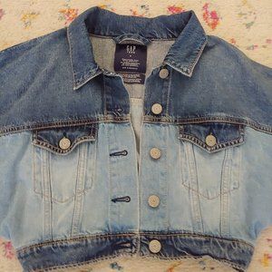 Gap Teen crop denim jacket size